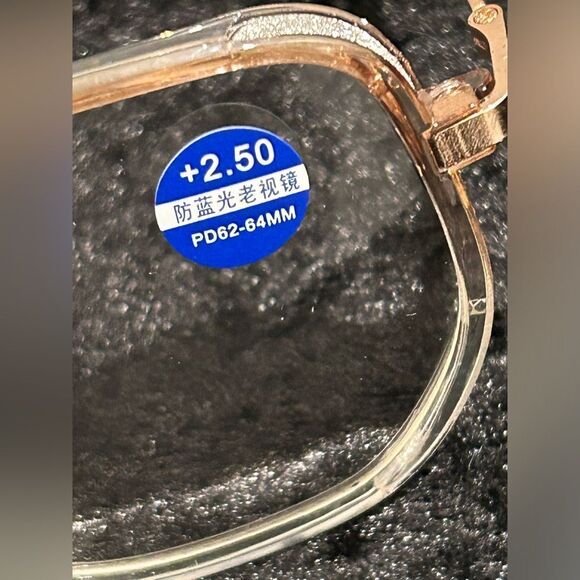 Brand New Zerlool Reading Glasses +2.50 - Gold Frame** - Picture 2 of 5